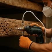 Historia de los tratamientos contra xilófagos con evolución de métodos y productos utilizados